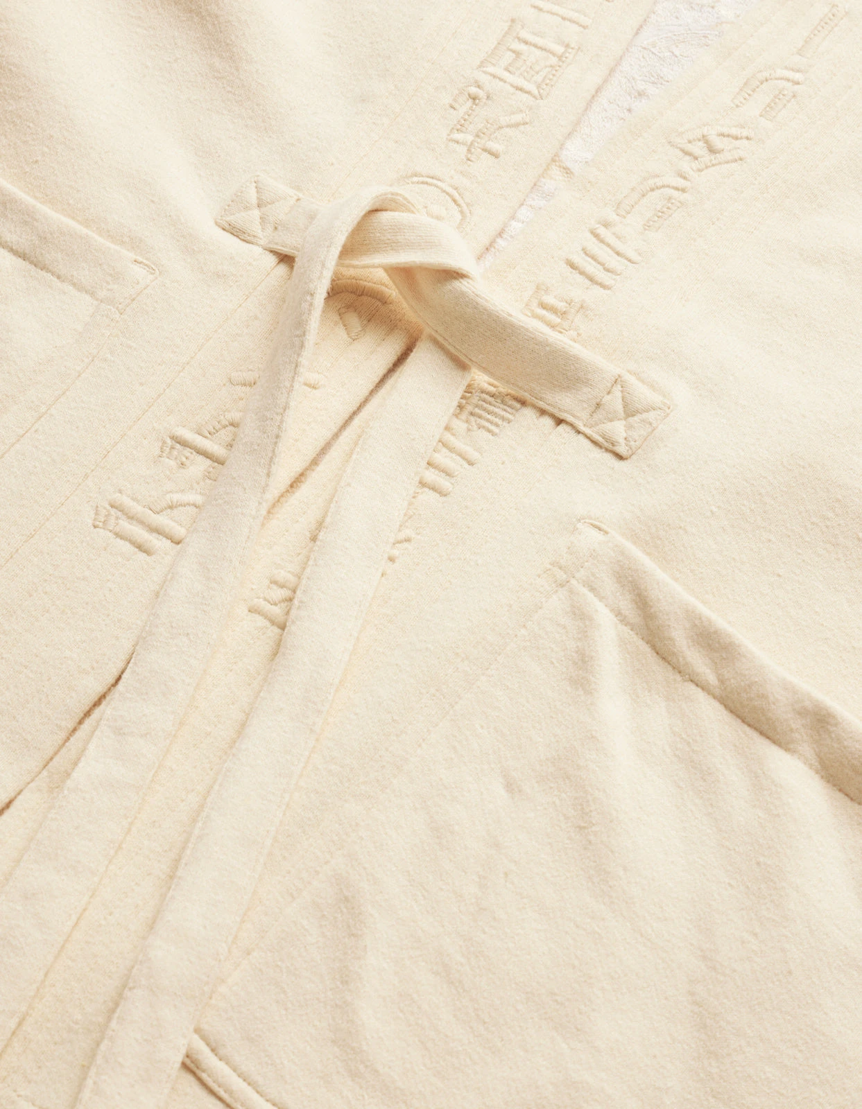 Maharishi 5060 Hemp Dragon Sweat Kimono Ecru 10 Maharishi 5060 Hemp Dragon Sweat Kimono Ecru - Image 10