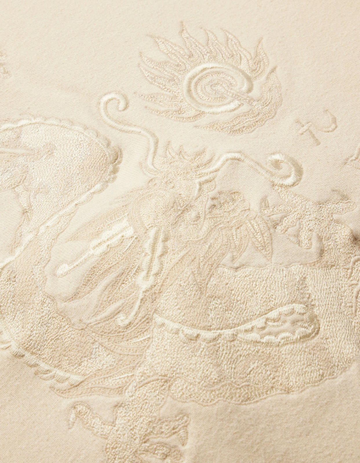 Maharishi 5060 Hemp Dragon Sweat Kimono Ecru 12 Maharishi 5060 Hemp Dragon Sweat Kimono Ecru - Image 12