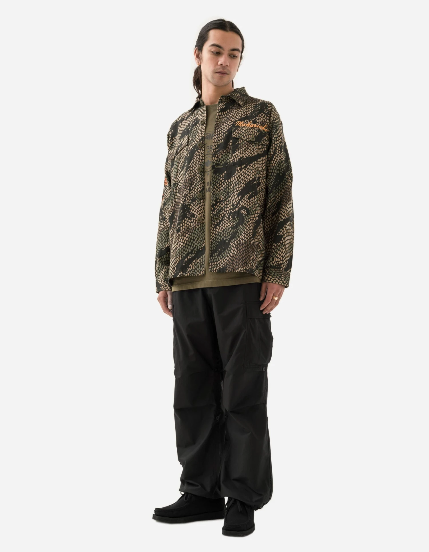 Maharishi 5062 Original Dragon Camo Overshirt Woodland 3 Maharishi 5062 Original Dragon Camo Overshirt Woodland - Image 3