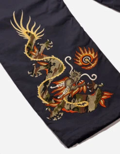 Maharishi 5064 Double Dragons Loose Snopants Navy -Maharishi Shop 5064 navy 50 Green