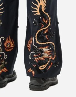 Maharishi 5064 Double Dragons Loose Snopants Navy -Maharishi Shop 5064 navy 70