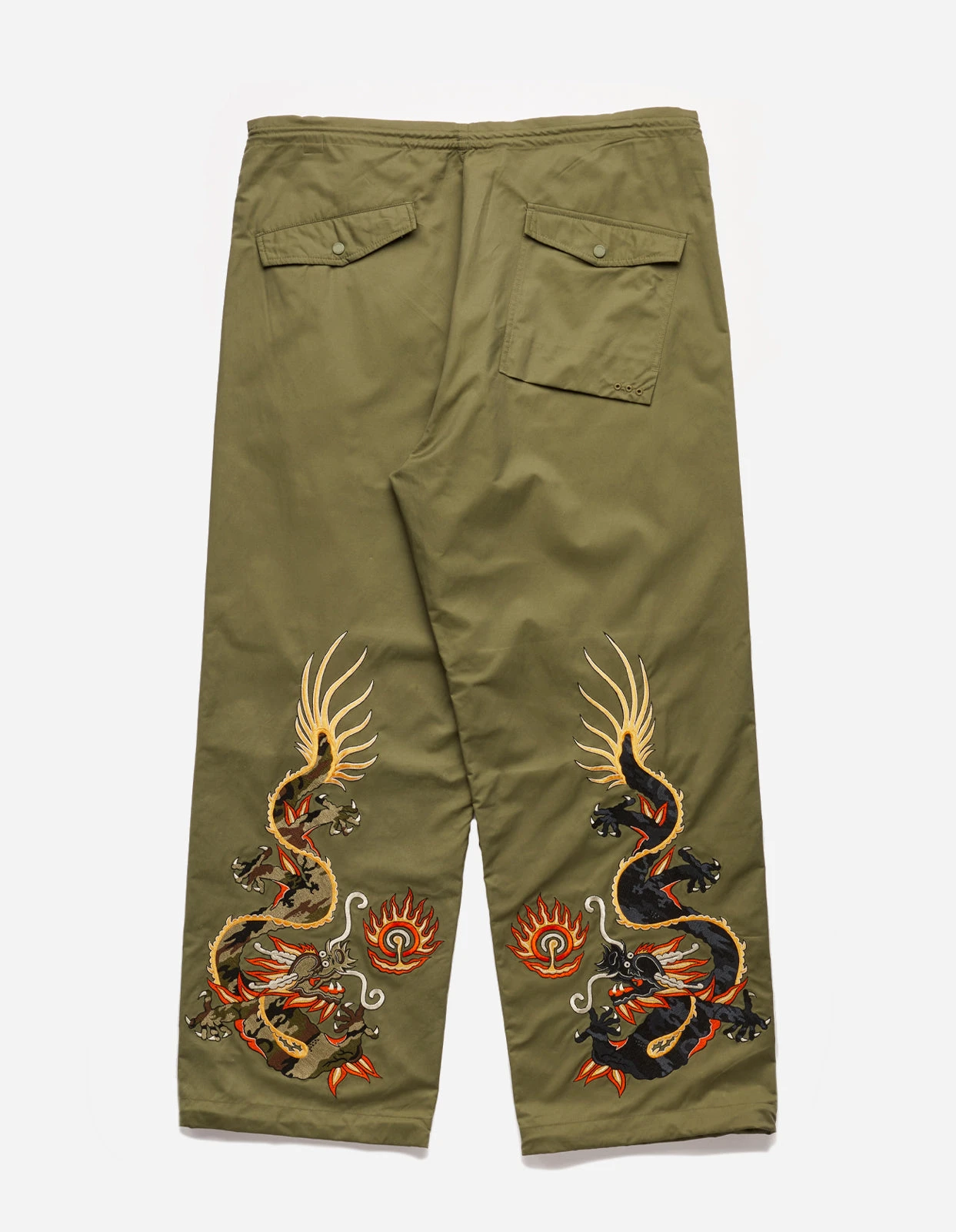 Maharishi 5064 Double Dragons Loose Snopants Olive OG-107F 1 Maharishi 5064 Double Dragons Loose Snopants Olive OG-107F