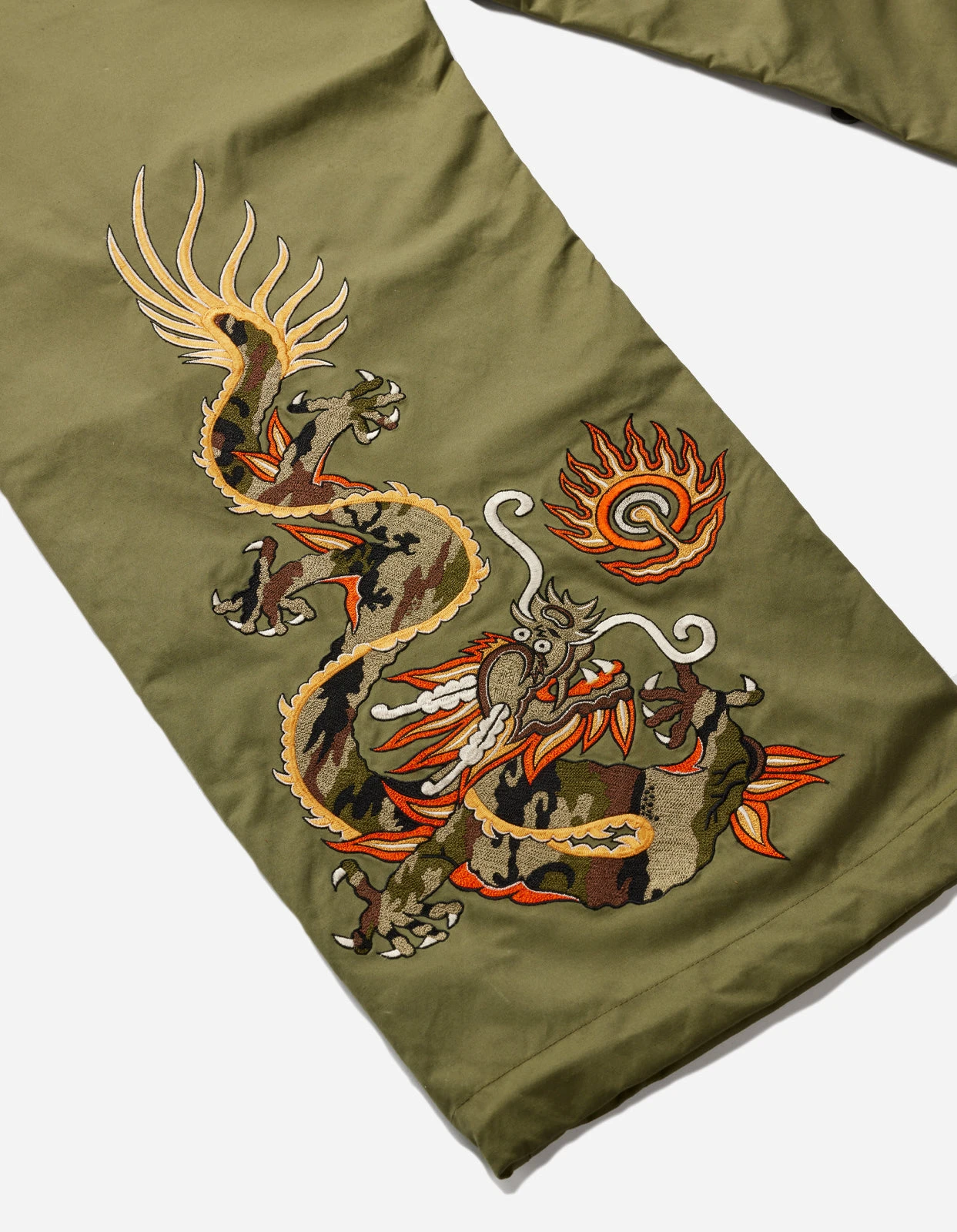 Maharishi 5064 Double Dragons Loose Snopants Olive OG-107F 11 Maharishi 5064 Double Dragons Loose Snopants Olive OG-107F - Image 11