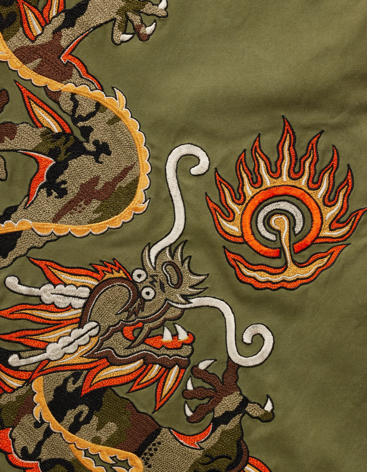 Maharishi 5064 Double Dragons Loose Snopants Olive OG-107F 12 Maharishi 5064 Double Dragons Loose Snopants Olive OG-107F - Image 12