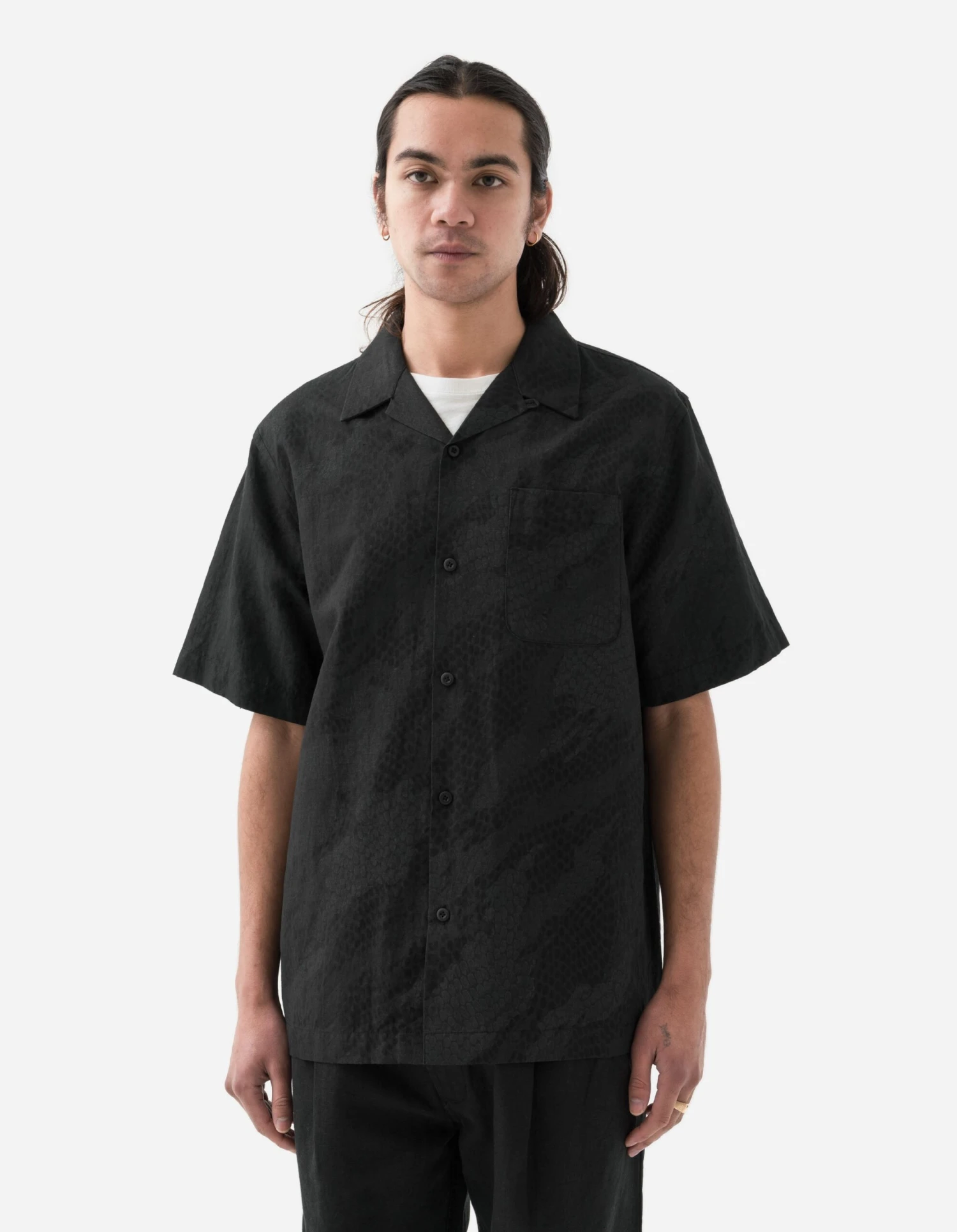 Maharishi 5071 Camo Hemp Summer Shirt Subdued Night 2 Maharishi 5071 Camo Hemp Summer Shirt Subdued Night - Image 2