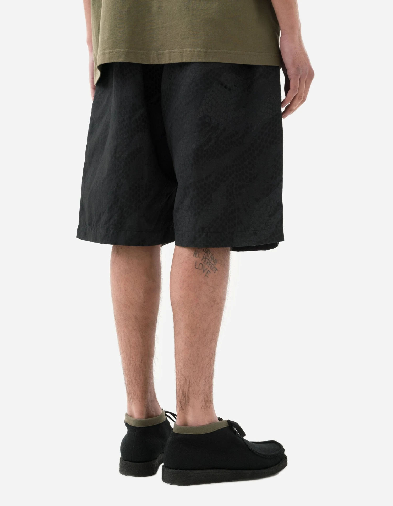 Maharishi 5072 Camo Hemp Loose Track Shorts Subdued Night 3 Maharishi 5072 Camo Hemp Loose Track Shorts Subdued Night - Image 3