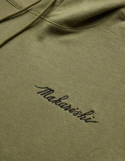 Maharishi 5075 Dragon Bamboo Hooded Sweat Olive OG-107F -Maharishi Shop 5075 olive 30 Green