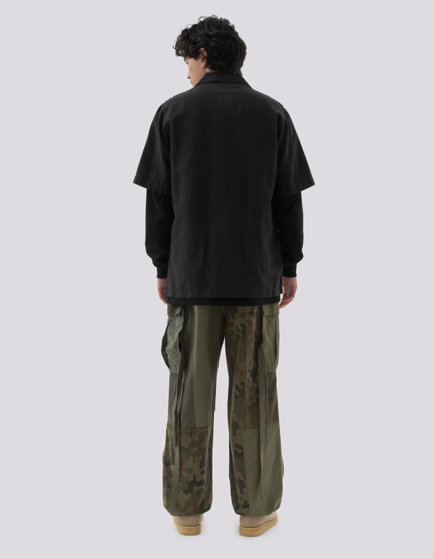 Maharishi 5078 Dragon Bamboo Hemp Shirt Black 5 Maharishi 5078 Dragon Bamboo Hemp Shirt Black - Image 5