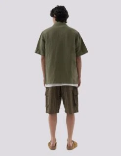 Maharishi 5078 Dragon Bamboo Hemp Shirt Olive OG-107F 15 Maharishi 5078 Dragon Bamboo Hemp Shirt Olive OG-107F -Maharishi Shop 5078 OLIVE 60