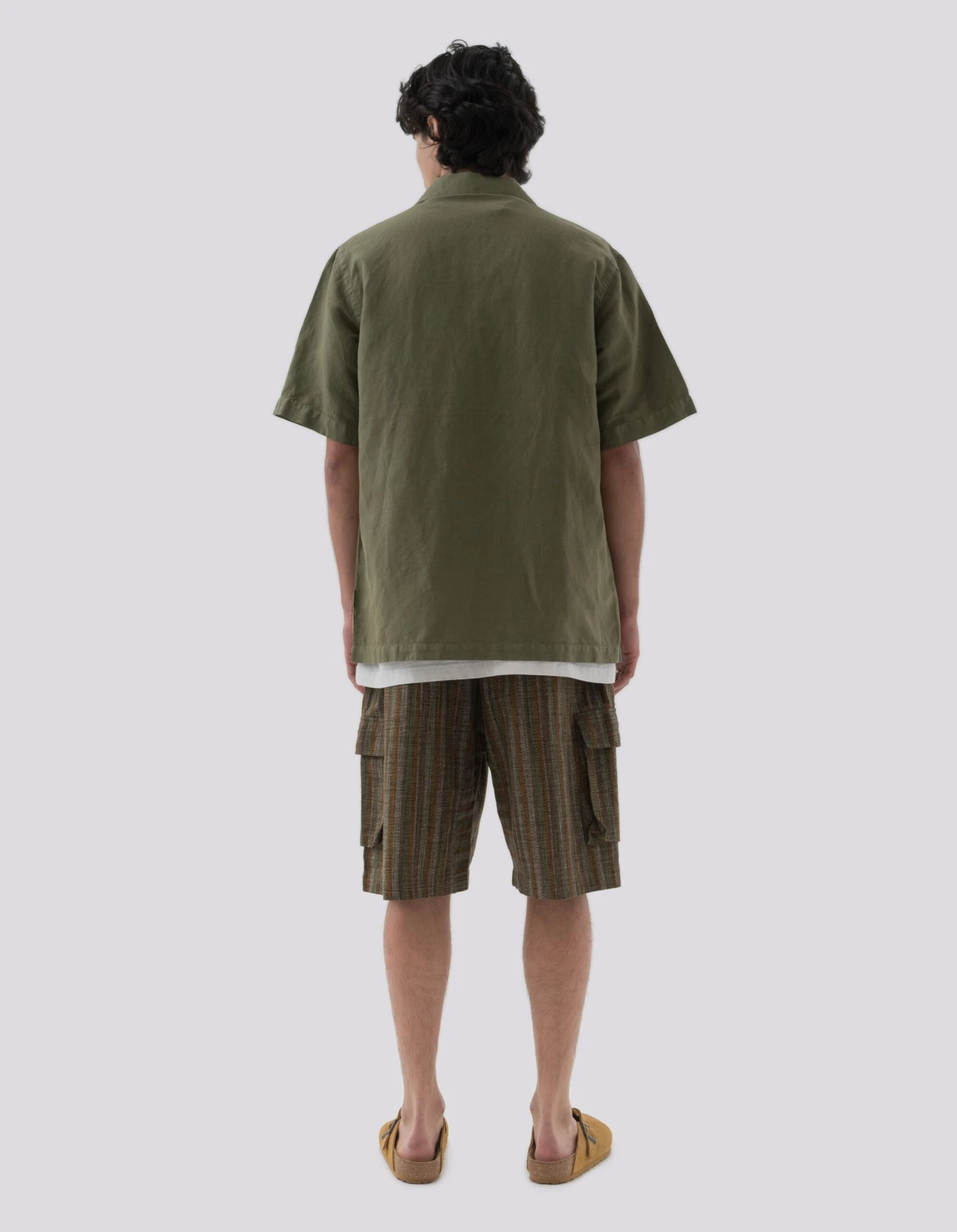 Maharishi 5078 Dragon Bamboo Hemp Shirt Olive OG-107F 4 Maharishi 5078 Dragon Bamboo Hemp Shirt Olive OG-107F - Image 4