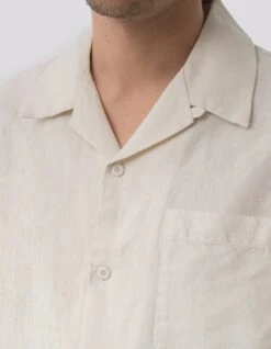 Maharishi 5078 Dragon Bamboo Hemp Shirt Ecru 16 Maharishi 5078 Dragon Bamboo Hemp Shirt Ecru -Maharishi Shop 5078 WHITE 70