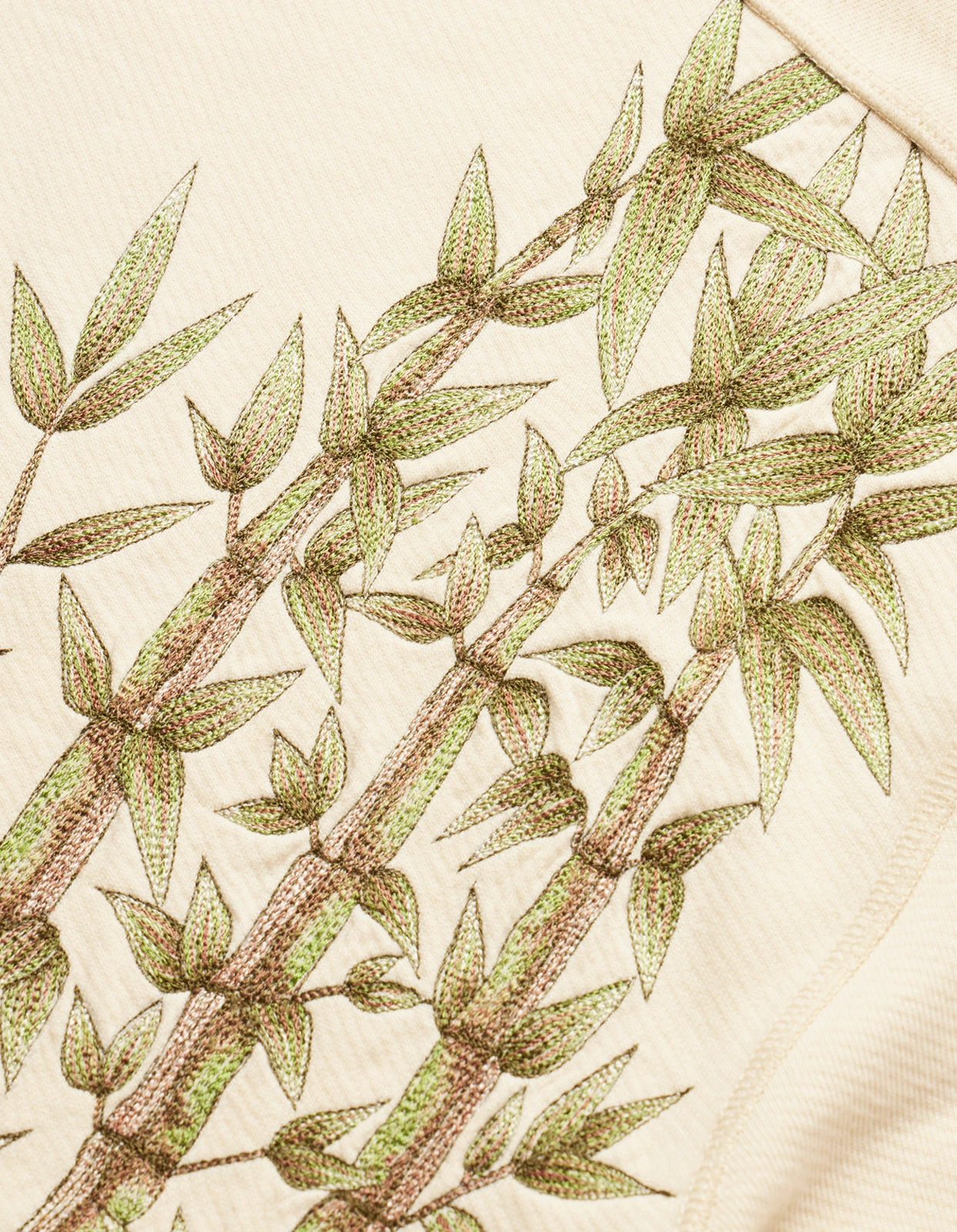 Maharishi 5079 Bamboo Vintage Crew Sweat Ecru 8 Maharishi 5079 Bamboo Vintage Crew Sweat Ecru - Image 8