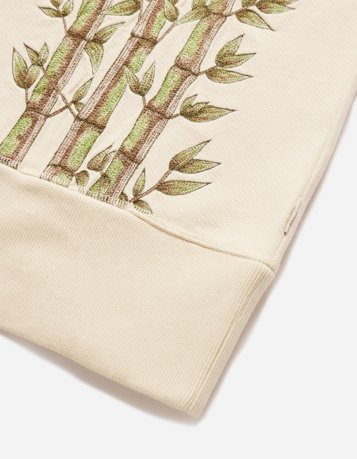 Maharishi 5079 Bamboo Vintage Crew Sweat Ecru 9 Maharishi 5079 Bamboo Vintage Crew Sweat Ecru - Image 9