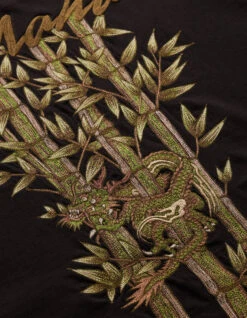 Maharishi 5080 Dragon Bamboo L/S T-Shirt Black 10 Maharishi 5080 Dragon Bamboo L/S T-Shirt Black -Maharishi Shop 5080 black 43 Green