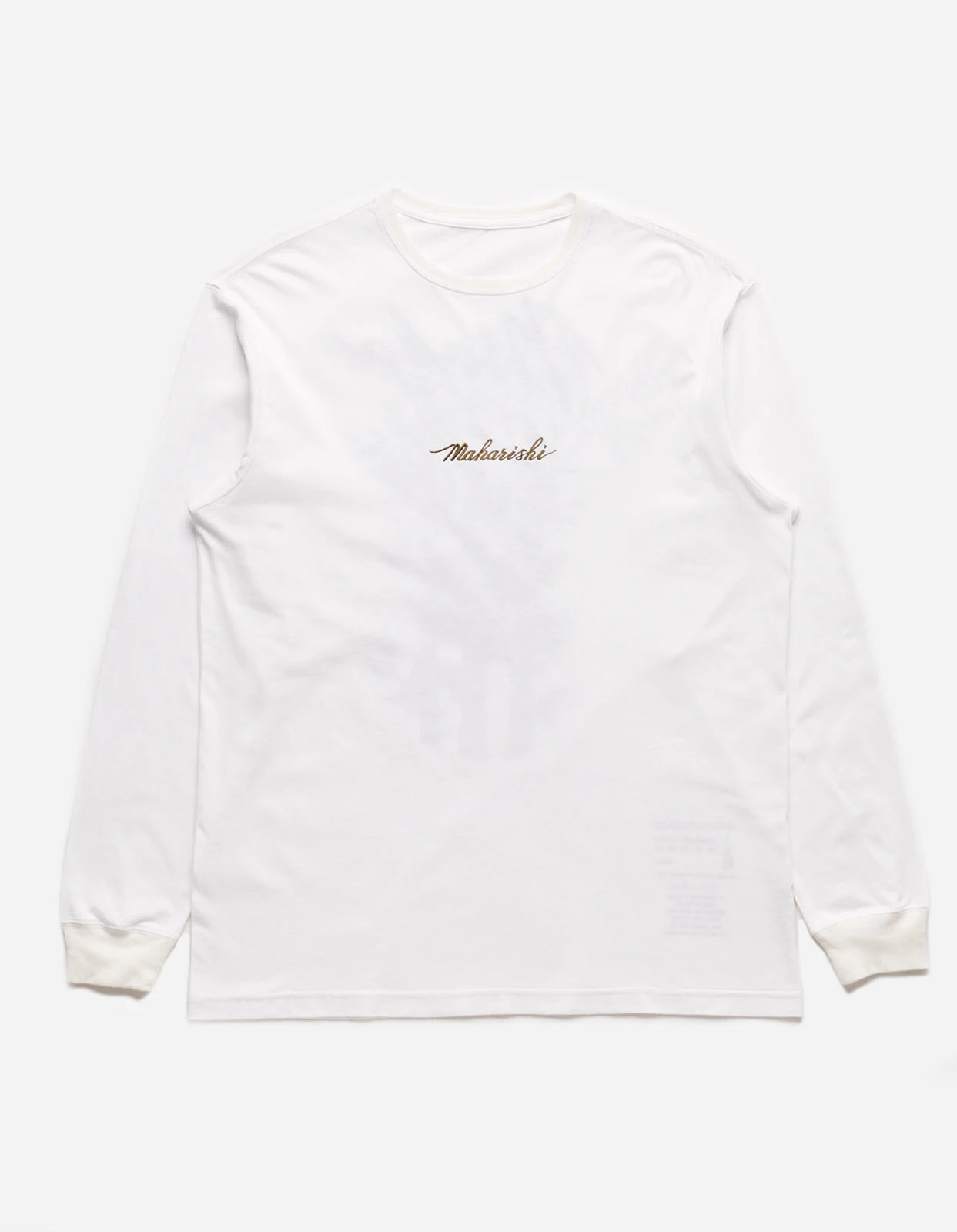 Maharishi 5080 Dragon Bamboo L/S T-Shirt White 4 Maharishi 5080 Dragon Bamboo L/S T-Shirt White - Image 4