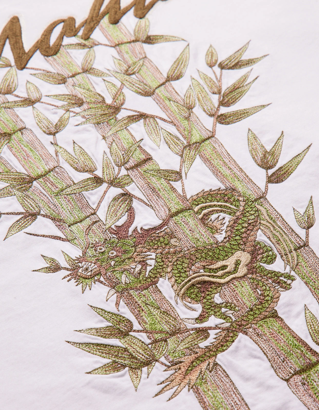 Maharishi 5080 Dragon Bamboo L/S T-Shirt White 8 Maharishi 5080 Dragon Bamboo L/S T-Shirt White - Image 8