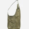 Maharishi 5093 Upcycled Parachute Sling Bag Olive