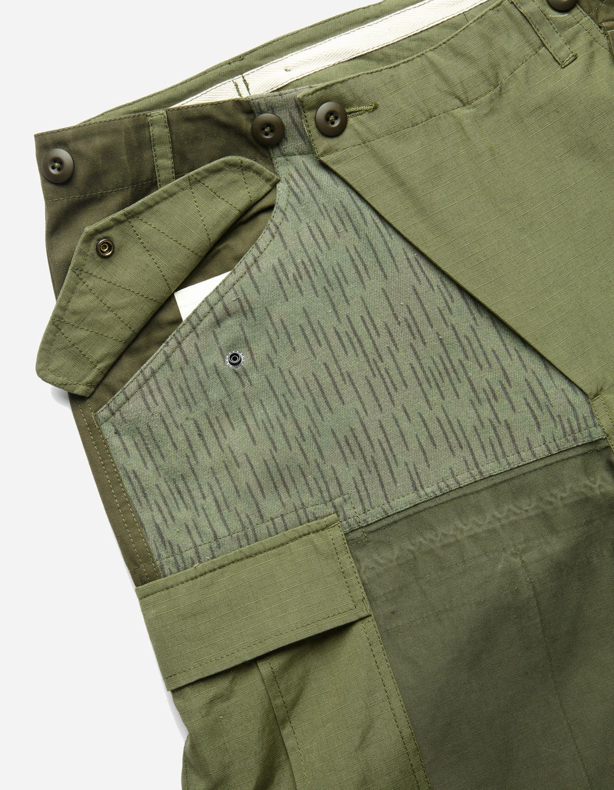 Maharishi 5094 Upcycled M65 Cargo Pants Olive 12 Maharishi 5094 Upcycled M65 Cargo Pants Olive - Image 12