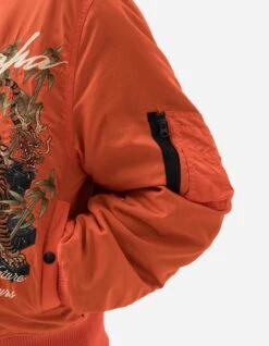 Maharishi 5096 Take Tora MA1 Flight Jacket Blaze Orange 18 Maharishi 5096 Take Tora MA1 Flight Jacket Blaze Orange -Maharishi Shop 5096 blaze orange 80