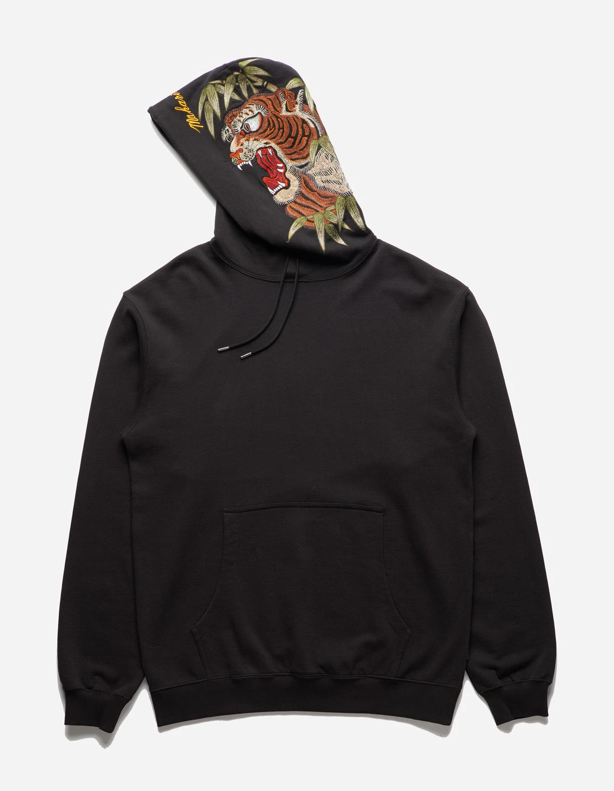 Maharishi 5097 Maha Tiger Hooded Sweat Black 1 Maharishi 5097 Maha Tiger Hooded Sweat Black