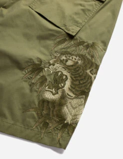 Maharishi 5099 Maha Tiger Loose Snoshorts Olive OG-107F -Maharishi Shop 5099 olive 41