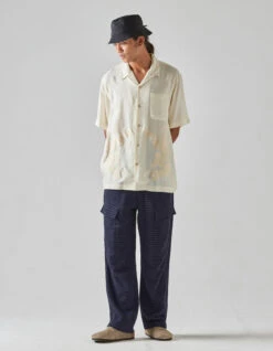 Maharishi 5115 Noragi Cargo Loose Track Pants Indigo 16 Maharishi 5115 Noragi Cargo Loose Track Pants Indigo -Maharishi Shop 5100 ecru 5115 indigo 50 6af33c9c 1781 4072 b75e 2da763fd95a6