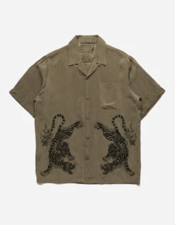 Maharishi 5100 Take Tora Summer Shirt Olive OG-107F