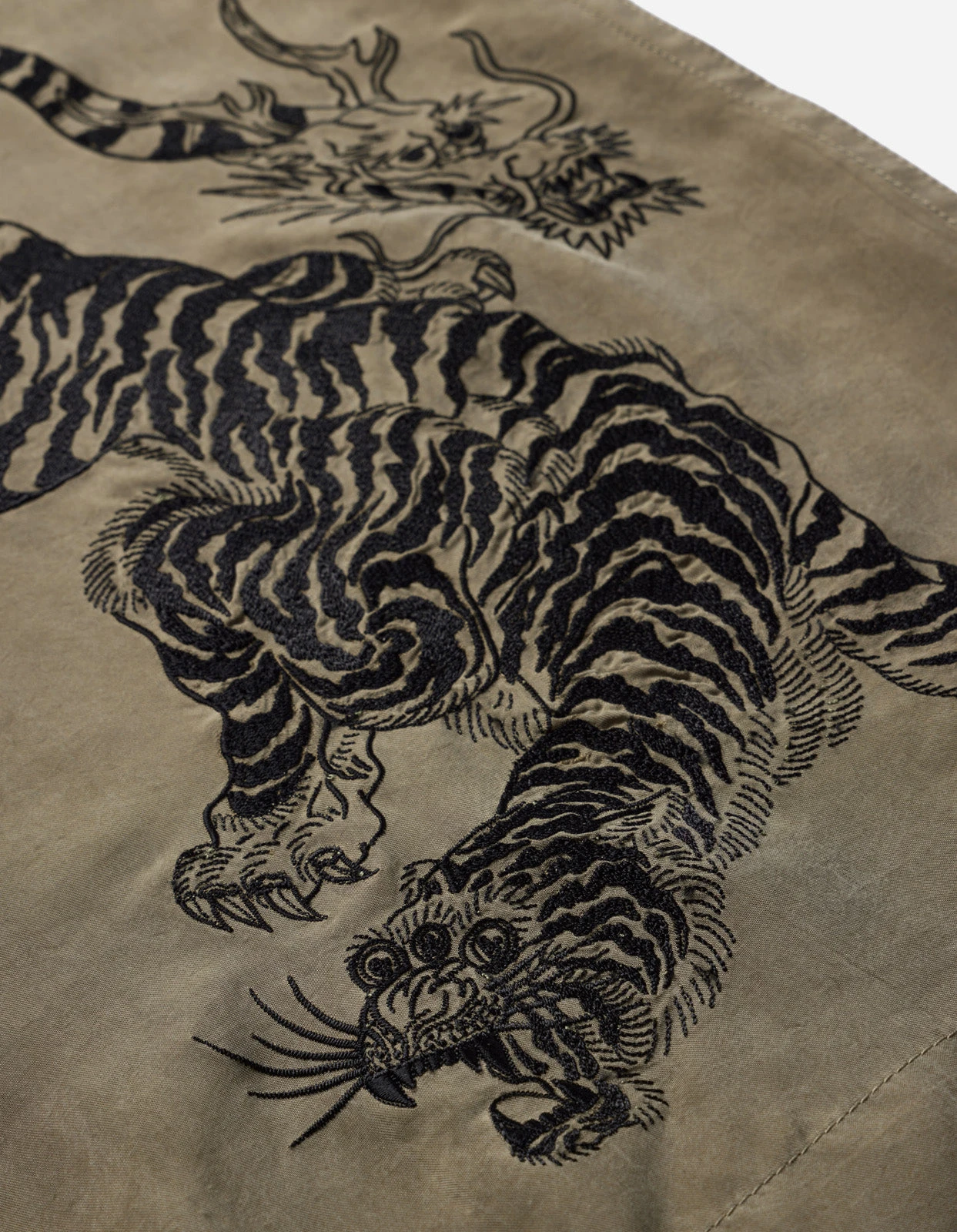 Maharishi 5100 Take Tora Summer Shirt Olive OG-107F 8 Maharishi 5100 Take Tora Summer Shirt Olive OG-107F - Image 8