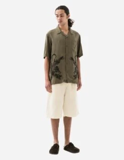 Maharishi 5100 Take Tora Summer Shirt Olive OG-107F 13 Maharishi 5100 Take Tora Summer Shirt Olive OG-107F -Maharishi Shop 5100 olive 70