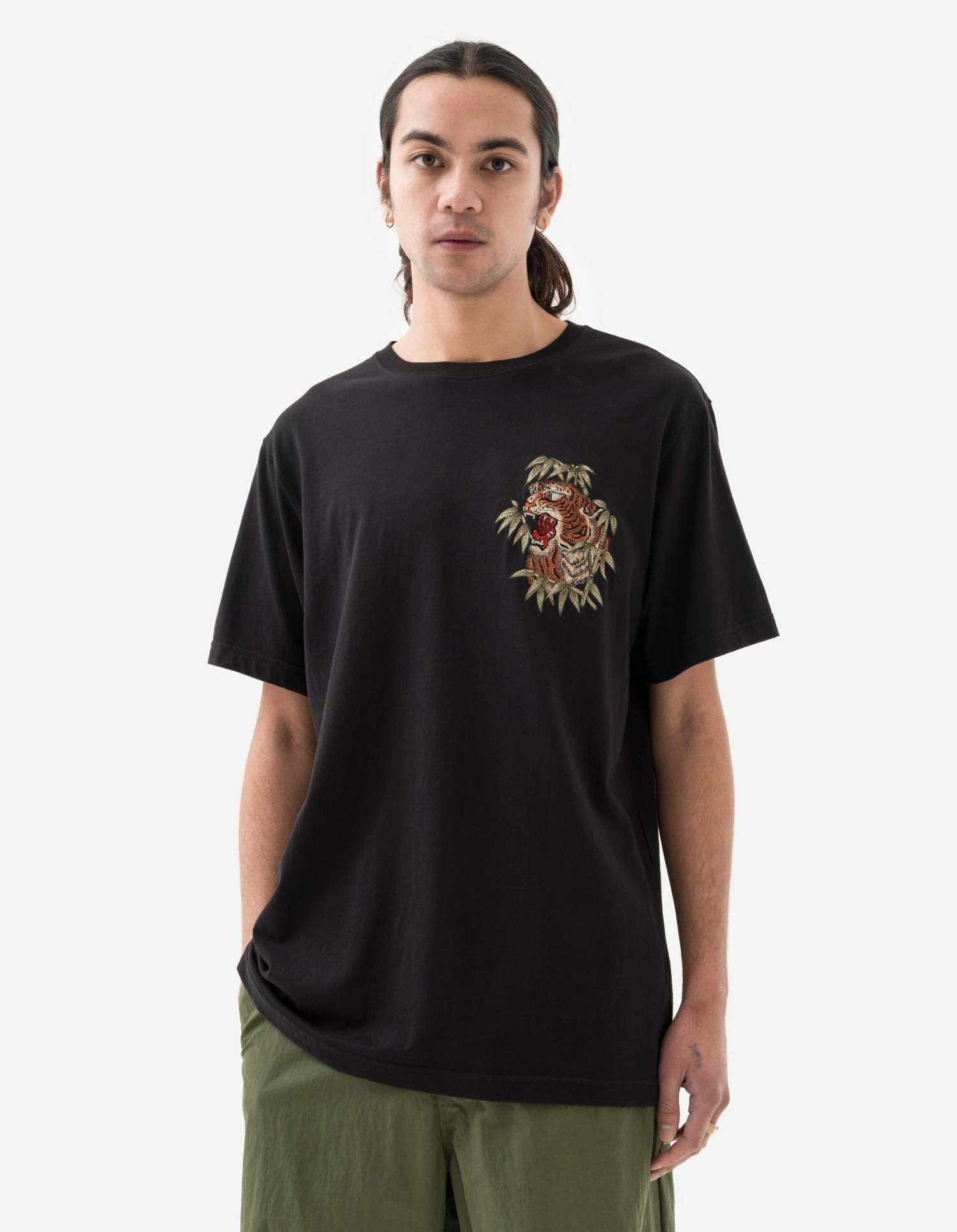 Maharishi 5102 Maha Tiger T-Shirt Black 2 Maharishi 5102 Maha Tiger T-Shirt Black - Image 2