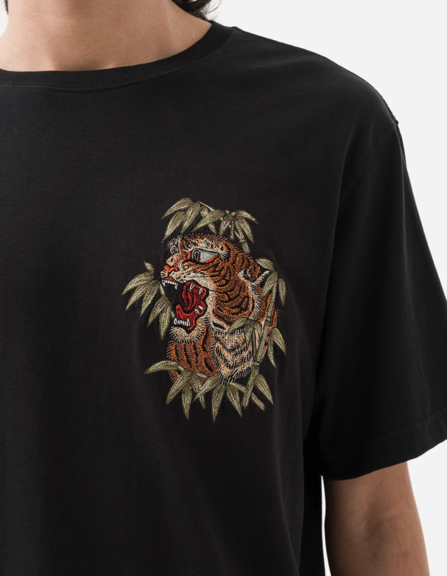 Maharishi 5102 Maha Tiger T-Shirt Black 3 Maharishi 5102 Maha Tiger T-Shirt Black - Image 3