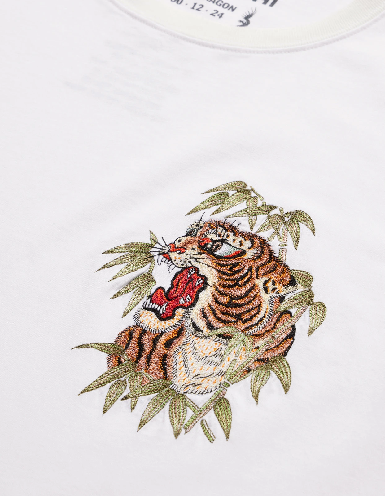Maharishi 5102 Maha Tiger T-Shirt White 5 Maharishi 5102 Maha Tiger T-Shirt White - Image 5