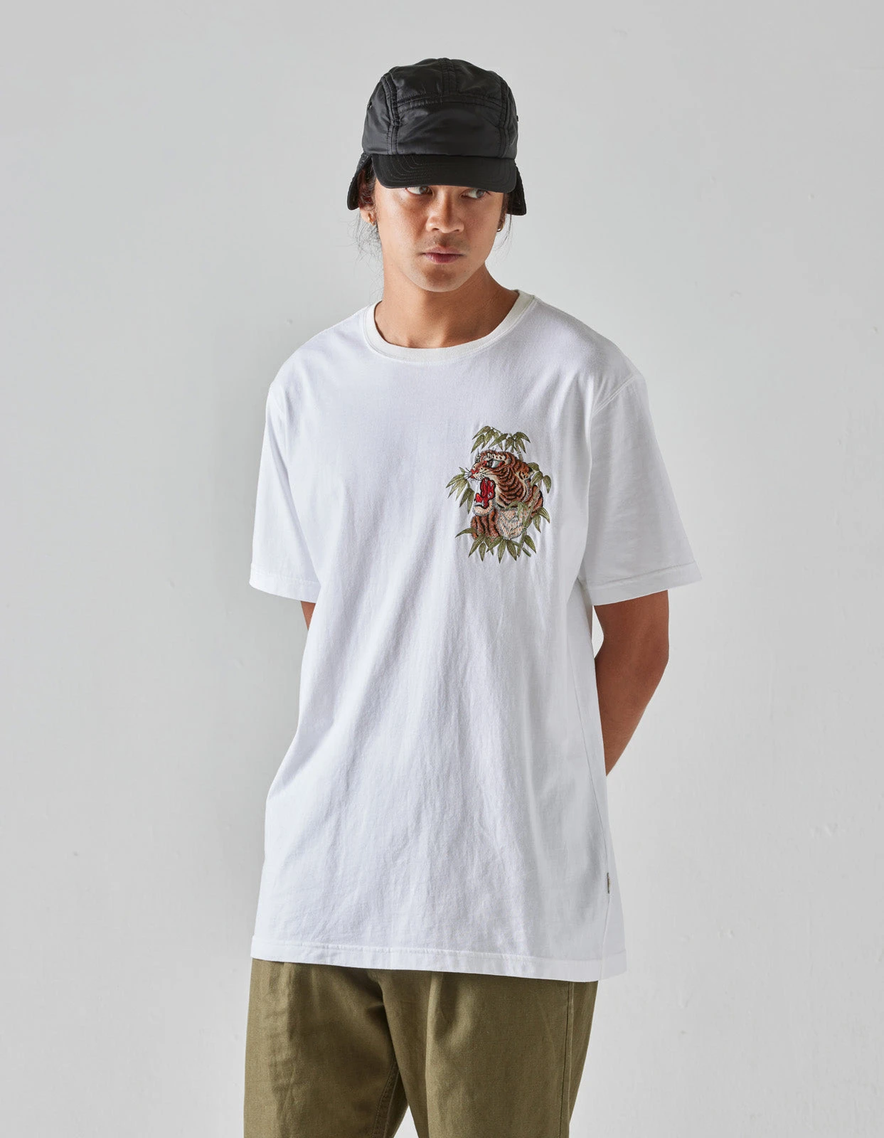 Maharishi 5102 Maha Tiger T-Shirt White 2 Maharishi 5102 Maha Tiger T-Shirt White - Image 2