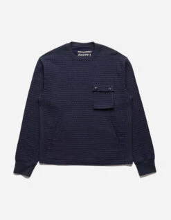 Maharishi 5113 Noragi Woven Cargo Crew Top Indigo