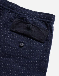 Maharishi 5114 Noragi Loose Asym Track Shorts Indigo -Maharishi Shop 5114 Noragi Loose Asym Track Shorts 30