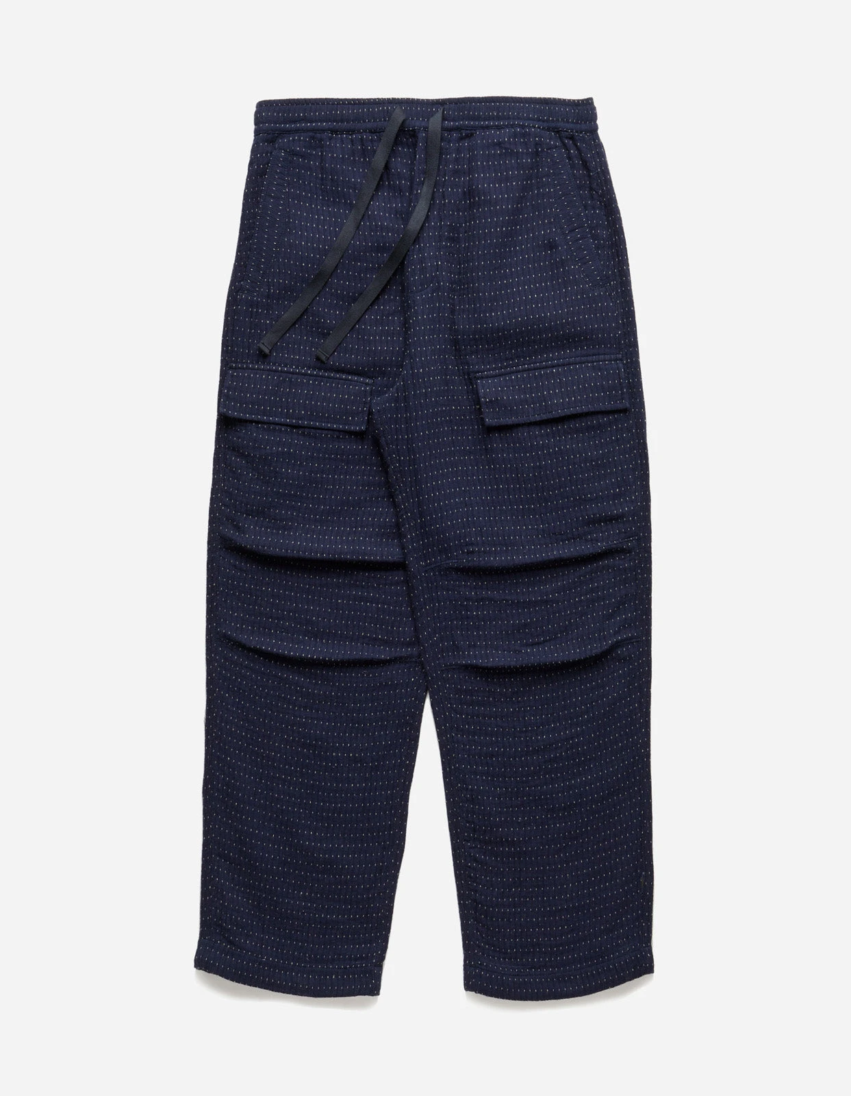 Maharishi 5115 Noragi Cargo Loose Track Pants Indigo 1 Maharishi 5115 Noragi Cargo Loose Track Pants Indigo