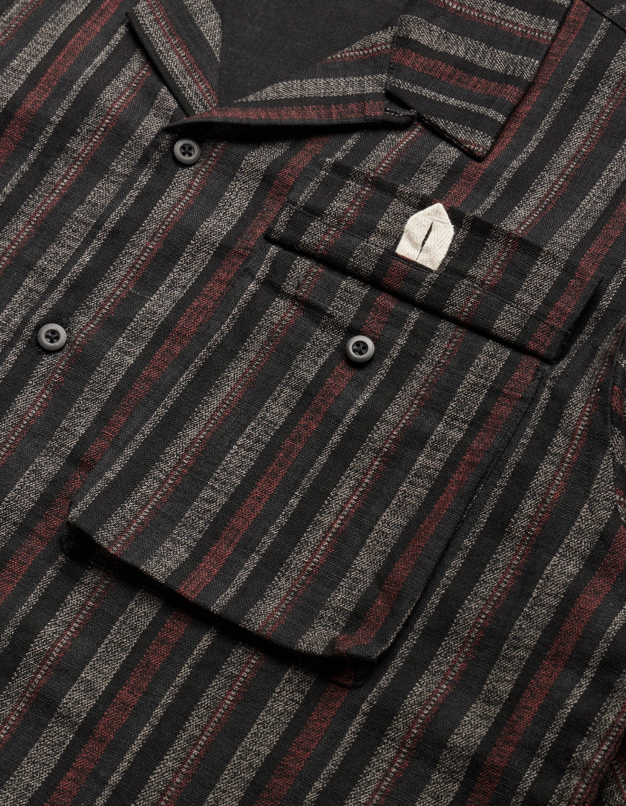 Maharishi 5116 Wagara Summer Shirt Black 8 Maharishi 5116 Wagara Summer Shirt Black - Image 8