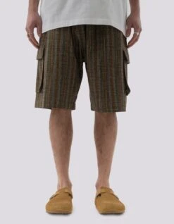 Maharishi 5117 Wagara Low Cargo Track Shorts Olive -Maharishi Shop 5117 OLIVE 10