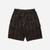 Maharishi 5117 Wagara Low Cargo Track Shorts Black