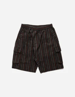 Maharishi 5117 Wagara Low Cargo Track Shorts Black