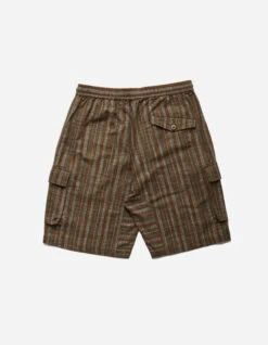 Maharishi 5117 Wagara Low Cargo Track Shorts Olive -Maharishi Shop 5117 olive 20 Green
