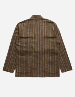 Maharishi 5118 Wagara Stripe Summer Kimono Olive -Maharishi Shop 5118 olive 20 Green