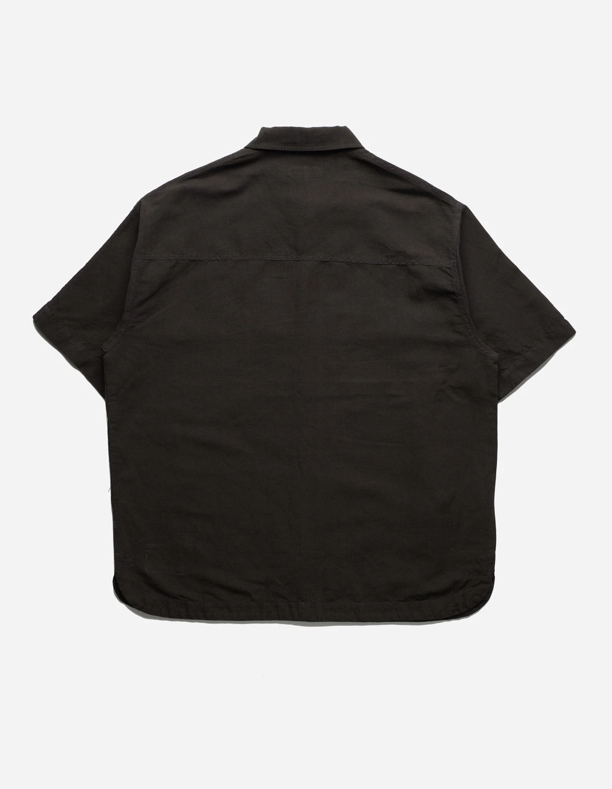 Maharishi 5120 Hemp Asym Monk Shirt Black 5 Maharishi 5120 Hemp Asym Monk Shirt Black - Image 5