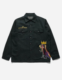 5124 Pez Dispenser Mil Shirt 路 Maharishi X Jean-Michel Basquiat Black