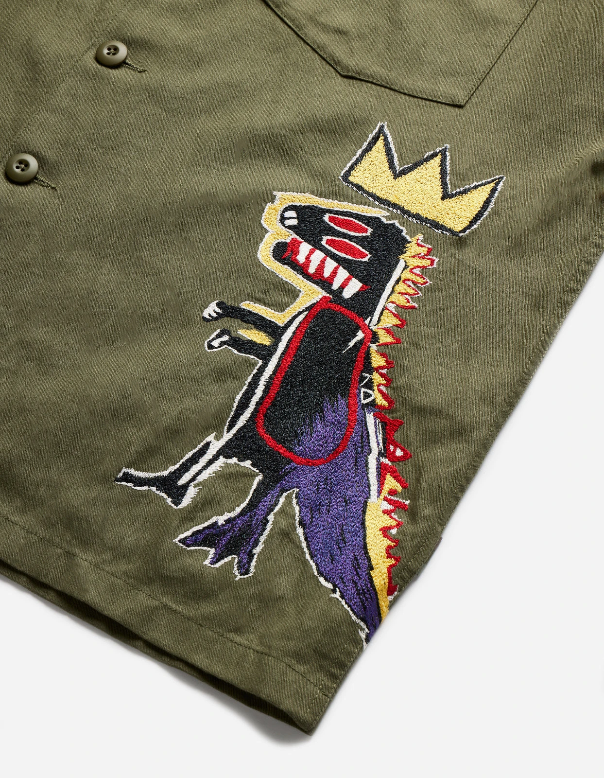 5124 Pez Dispenser Mil Shirt · Maharishi X Jean-Michel Basquiat Olive 12 5124 Pez Dispenser Mil Shirt · Maharishi X Jean-Michel Basquiat Olive - Image 12