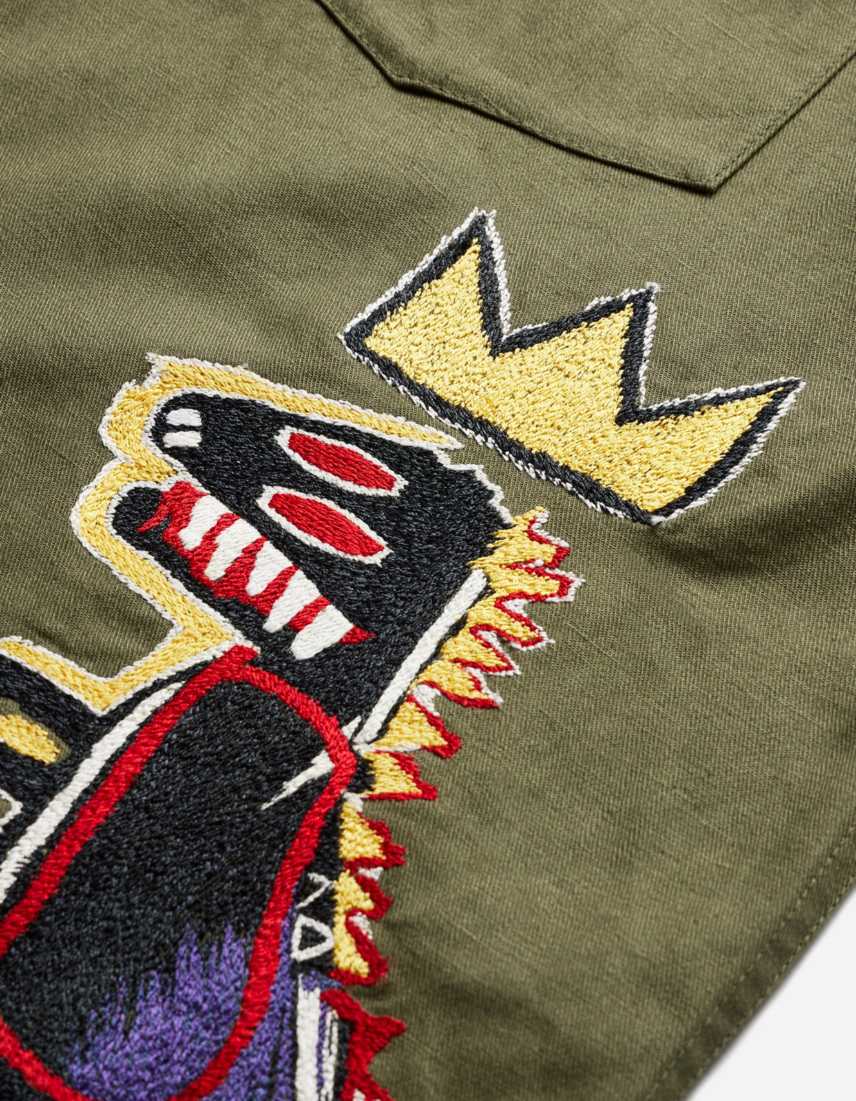 5124 Pez Dispenser Mil Shirt · Maharishi X Jean-Michel Basquiat Olive 14 5124 Pez Dispenser Mil Shirt · Maharishi X Jean-Michel Basquiat Olive - Image 14