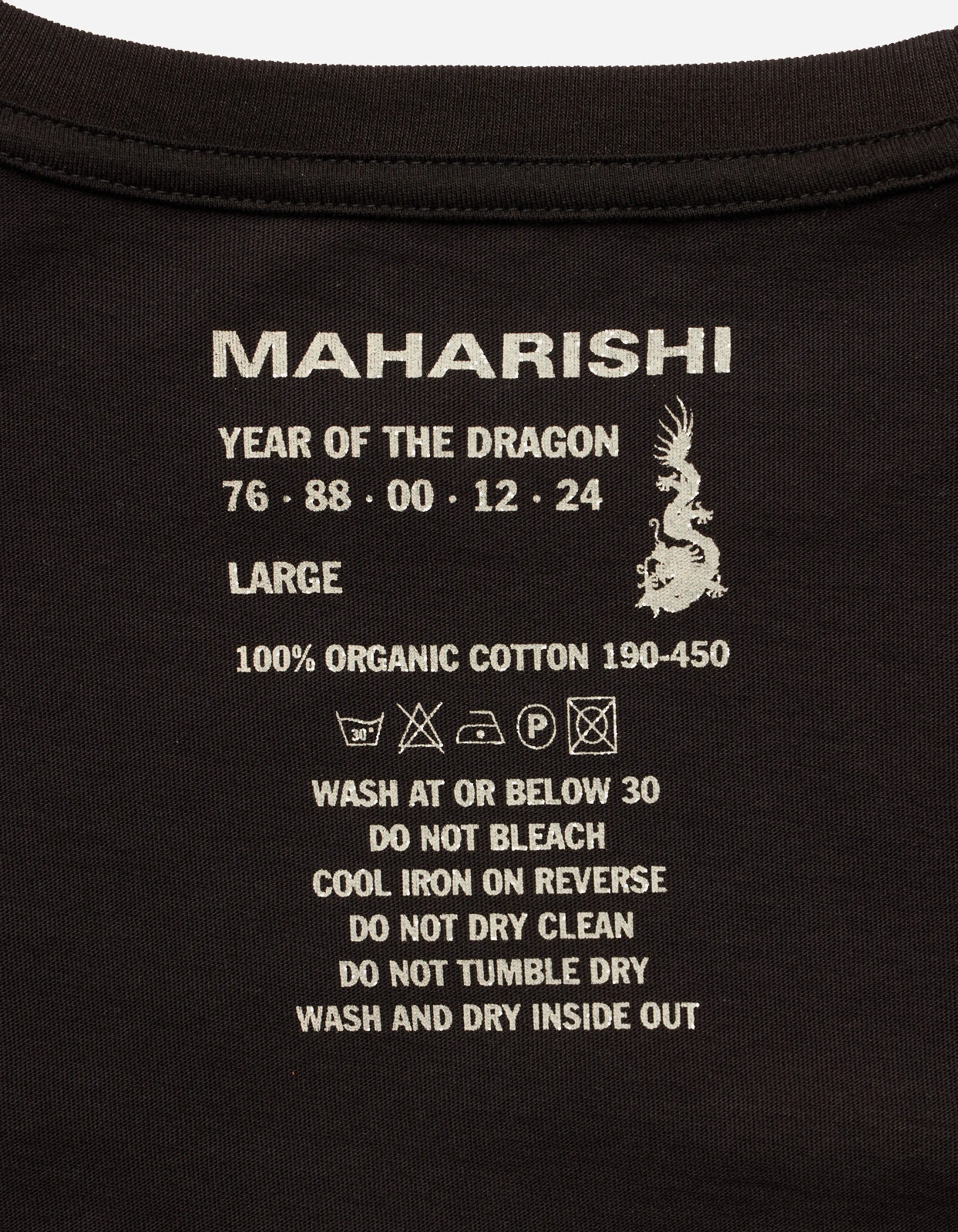 Maharishi 5125 Original Dragon T-Shirt Black 7 Maharishi 5125 Original Dragon T-Shirt Black - Image 7