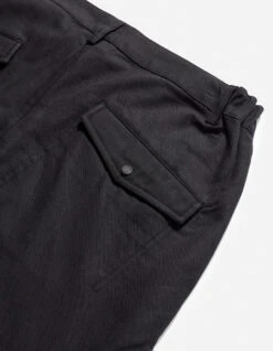 Maharishi 5134 Hemp Custom Pants Black -Maharishi Shop 5134 Hemp Custom Pants Black 30