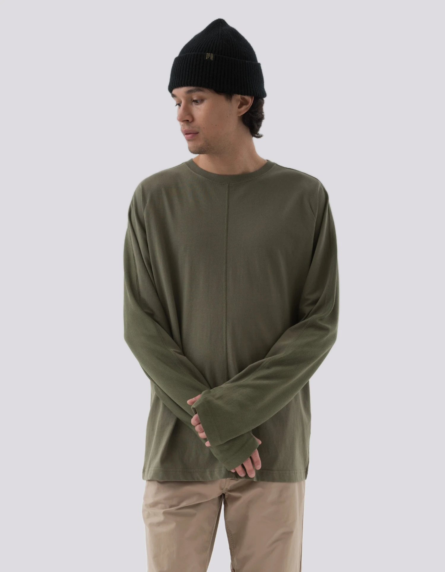 Maharishi 5135 Polartec Dry L/S T-Shirt Olive OG-107F 2 Maharishi 5135 Polartec Dry L/S T-Shirt Olive OG-107F - Image 2