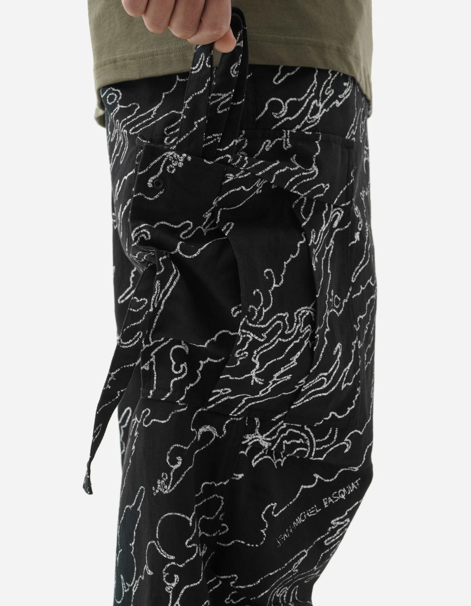 Maharishi 5136 Maha Basquiat M65 Cargo Pants Black 6 Maharishi 5136 Maha Basquiat M65 Cargo Pants Black - Image 6